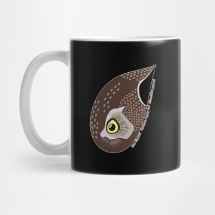 Northern Pygmy-Owl (Small Text) Mug